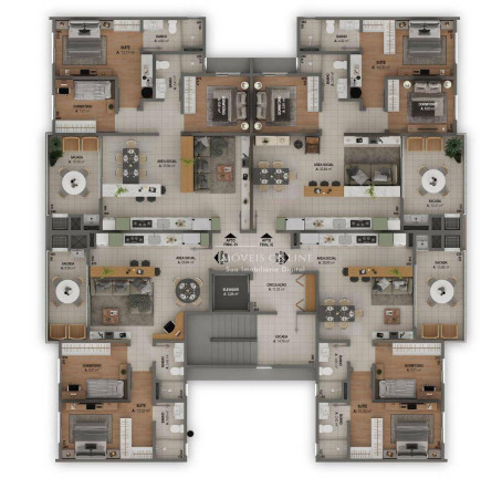 Imagem Apartamento com 2 Quartos à Venda, 75 m² em Pio X - Caxias Do Sul