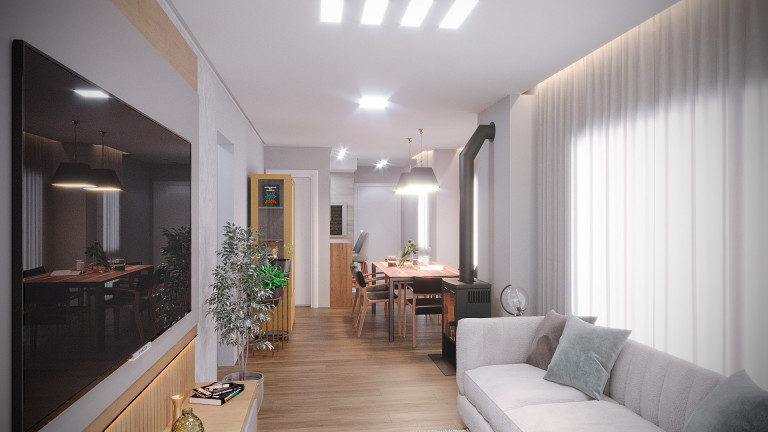 Apartamento com 2 Quartos à Venda, 74 m² em Floresta - Gramado