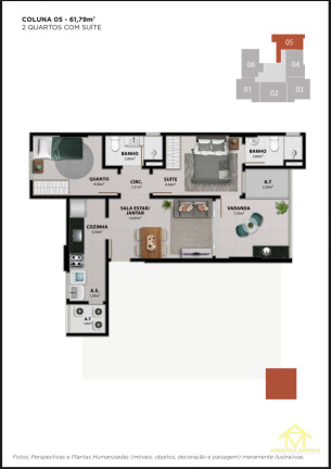 Imagem Apartamento com 2 Quartos à Venda, 60 m² em Jockey De Itaparica - Vila Velha