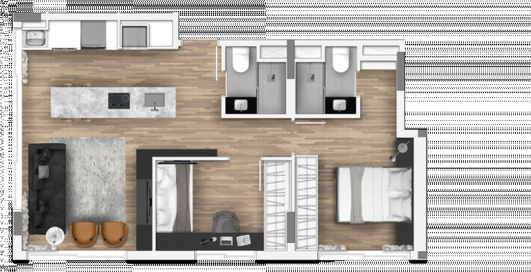 Imagem Apartamento com 2 Quartos à Venda, 78 m² em Menino Deus - Porto Alegre