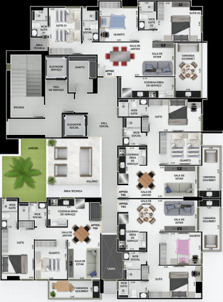 Imagem Apartamento com 3 Quartos à Venda, 80 m² em Bessa - João Pessoa Imagem Apartamento com 3 Quartos à Venda, 80 m² em Bessa - João Pessoa