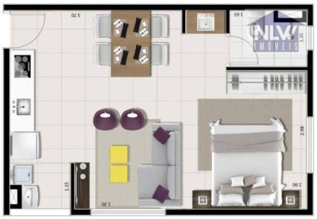 Apartamento com 1 Quarto à Venda, 29 m² em Vila Mazzei - São Paulo