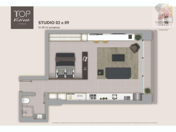 Imóvel Comercial à Venda, 44 m² em Centro - Florianópolis