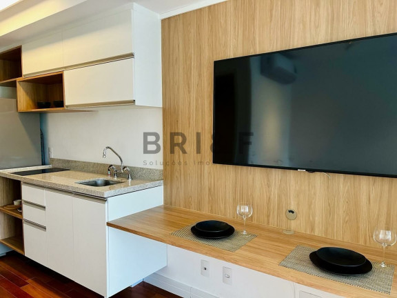 Imagem Apartamento com 1 Quarto para Alugar, 33 m² em Brooklin  - São Paulo