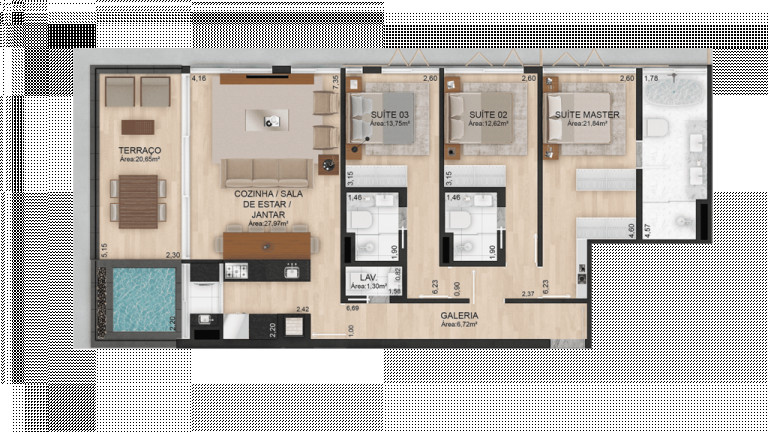 Imagem Cobertura com 3 Quartos à Venda, 189 m² em Três Figueiras - Porto Alegre