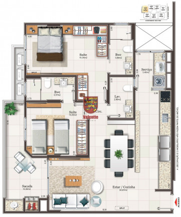 Imagem Apartamento com 2 Quartos à Venda, em Campinas - São José Imagem Apartamento com 2 Quartos à Venda, em Campinas - São José