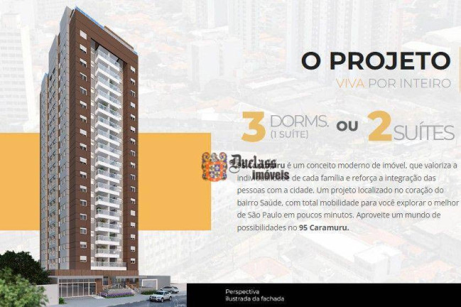 Imagem Apartamento com 3 Quartos à Venda, 76 m² em Saúde - São Paulo Imagem Apartamento com 3 Quartos à Venda, 76 m² em Saúde - São Paulo