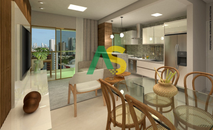 Imagem Imóvel com 2 Quartos à Venda, 54 m² em Madalena - Recife Imagem Imóvel com 2 Quartos à Venda, 54 m² em Madalena - Recife