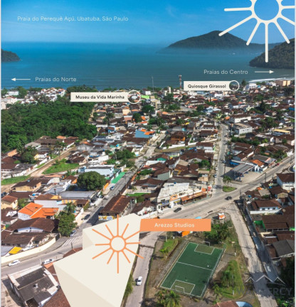 Imagem Apartamento com 1 Quarto à Venda, 37 m² em Perequê Açu - Ubatuba