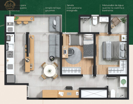 Imagem Apartamento com 2 Quartos à Venda, 65 m² em Jardim Do Mar - São Bernardo Do Campo