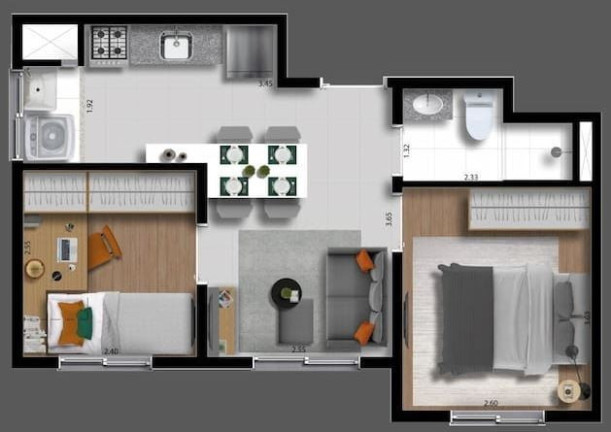 Imagem Apartamento com 1 Quarto à Venda, 26 m² em Barra Funda - São Paulo Imagem Apartamento com 1 Quarto à Venda, 26 m² em Barra Funda - São Paulo