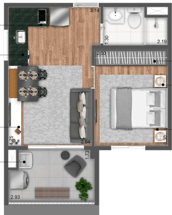 Imagem Apartamento à Venda, 25 m² em República - São Paulo Imagem Apartamento à Venda, 25 m² em República - São Paulo