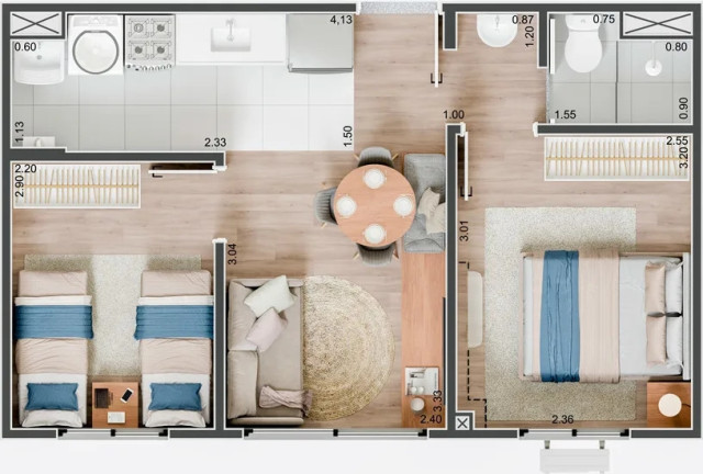 Imagem Apartamento com 1 Quarto à Venda, 36 m² em Várzea Da Barra Funda - São Paulo Imagem Apartamento com 1 Quarto à Venda, 36 m² em Várzea Da Barra Funda - São Paulo