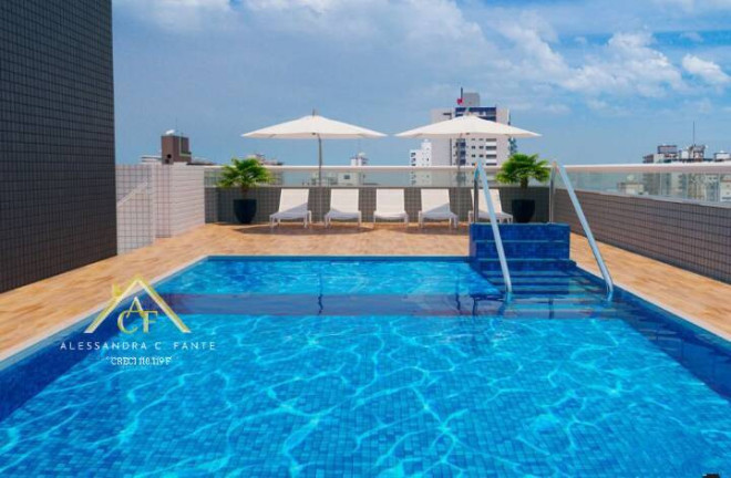 Apartamento com 2 Quartos à Venda,  em Guilhermina - Praia Grande