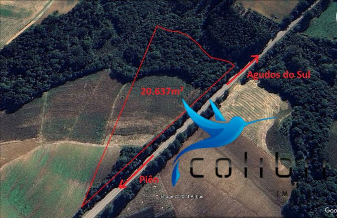 Chácara à Venda, 20.637 m² em Lagoa Dos Pretos - Agudos Do Sul