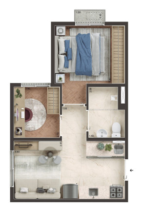 Imagem Apartamento com 2 Quartos à Venda, 32 m² em Butantã - São Paulo Imagem Apartamento com 2 Quartos à Venda, 32 m² em Butantã - São Paulo