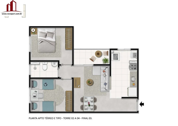 Imagem Apartamento com 2 Quartos à Venda, 55 m² em Vila Olinda - Franco Da Rocha Imagem Apartamento com 2 Quartos à Venda, 55 m² em Vila Olinda - Franco Da Rocha