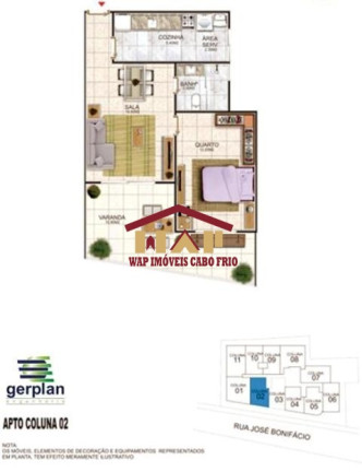 Imagem Apartamento com 1 Quarto à Venda, 58 m² em Centro - Cabo Frio Imagem Apartamento com 1 Quarto à Venda, 58 m² em Centro - Cabo Frio