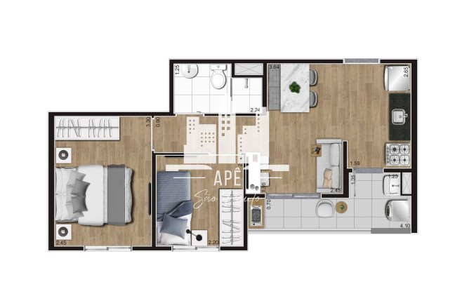 Imagem Apartamento com 2 Quartos à Venda, 39 m² em Várzea De Baixo - São Paulo Imagem Apartamento com 2 Quartos à Venda, 39 m² em Várzea De Baixo - São Paulo