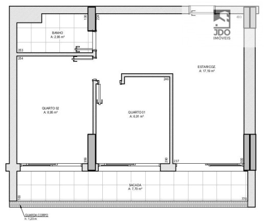 Imagem Apartamento com 2 Quartos à Venda, 53 m² em Portão - Curitiba