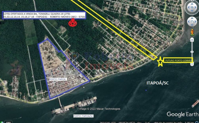 Imagem Terreno à Venda, 384 m² em Tomazelli - Itapoá