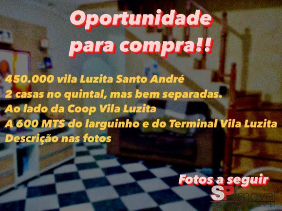 Imagem Casa com 7 Quartos à Venda, 200 m² em Vila Luzita - Santo André Imagem Casa com 7 Quartos à Venda, 200 m² em Vila Luzita - Santo André