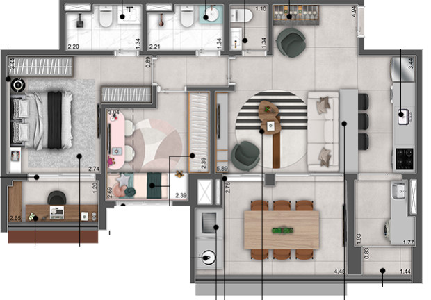 Imagem Apartamento com 2 Quartos à Venda, 69 m² em Vila Sofia - São Paulo Imagem Apartamento com 2 Quartos à Venda, 69 m² em Vila Sofia - São Paulo