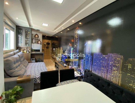 Imagem Cobertura com 2 Quartos à Venda, 100 m² em Vila Scarpelli - Santo André