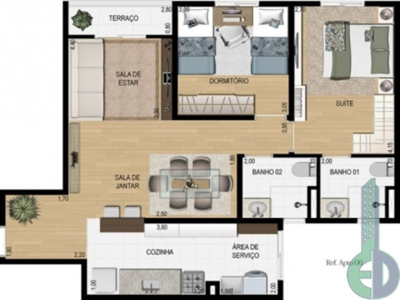 Imagem Apartamento com 2 Quartos à Venda, 72 m² em Vila Nossa Senhora Das Vitórias - Mauá Imagem Apartamento com 2 Quartos à Venda, 72 m² em Vila Nossa Senhora Das Vitórias - Mauá