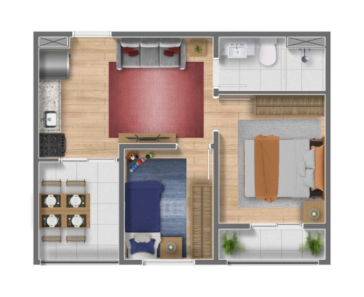 Imagem Apartamento com 2 Quartos à Venda, 48 m² em Tatuapé - São Paulo Imagem Apartamento com 2 Quartos à Venda, 48 m² em Tatuapé - São Paulo