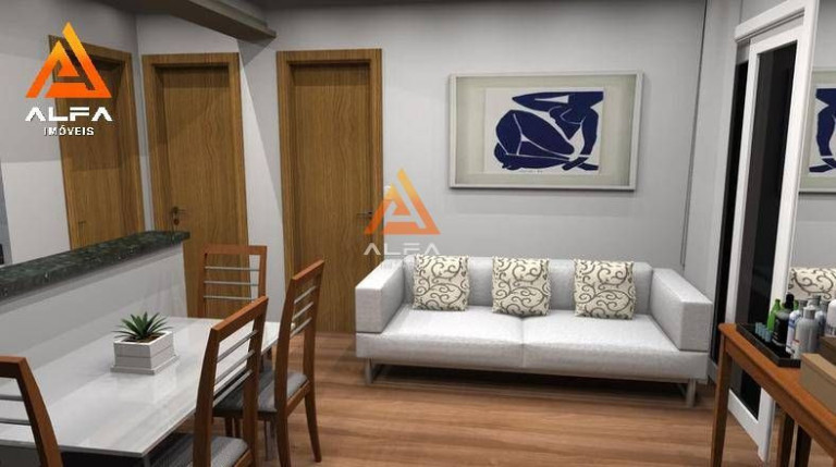 Imagem Apartamento com 2 Quartos à Venda, 52 m²