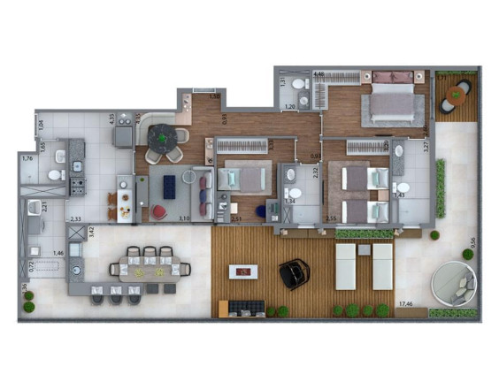 Imagem Apartamento com 3 Quartos à Venda, 162 m² em Tatuapé - São Paulo