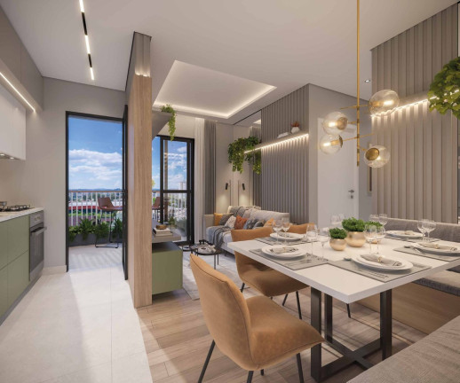 Imagem Apartamento com 2 Quartos à Venda, 54 m² em Bairro Alto - Curitiba