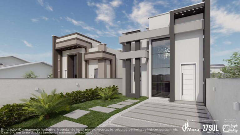 Imagem Casa com 3 Quartos à Venda, 91 m² em Residencial Bosque Da Mata - Tijucas