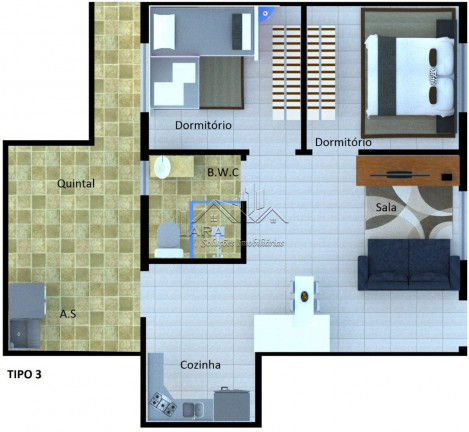 Imagem Apartamento com 2 Quartos à Venda, 35 m² em Jardim Nordeste - São Paulo