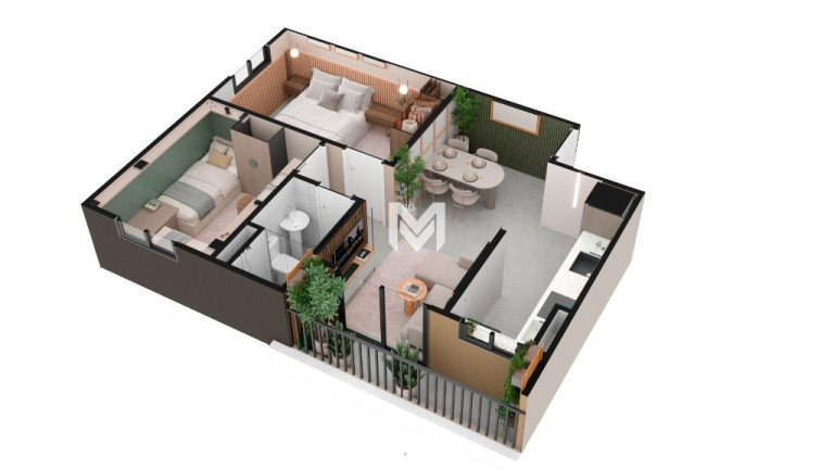 Imagem Apartamento com 2 Quartos à Venda, 42 m² em Tenoné - Belém