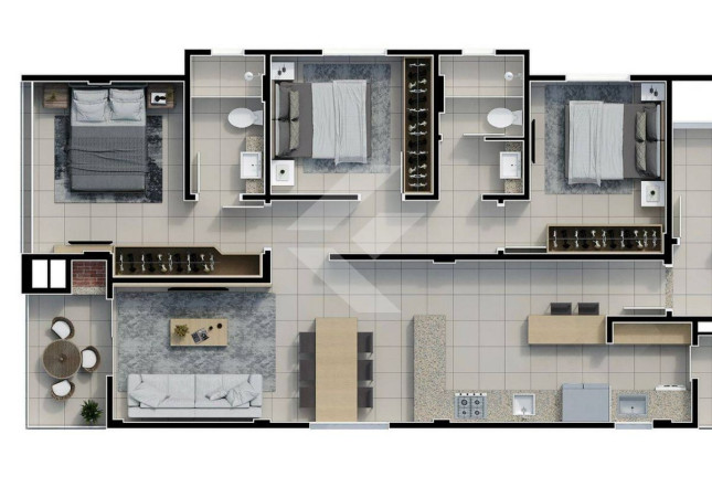 Imagem Apartamento com 2 Quartos à Venda, 79 m² em São Francisco De Assis - Camboriú Imagem Apartamento com 2 Quartos à Venda, 79 m² em São Francisco De Assis - Camboriú