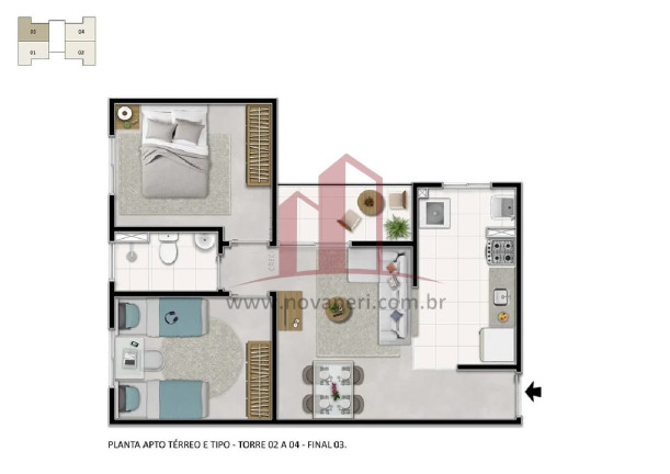 Imagem Apartamento com 2 Quartos à Venda, 55 m² em Vila Olinda - Franco Da Rocha Imagem Apartamento com 2 Quartos à Venda, 55 m² em Vila Olinda - Franco Da Rocha