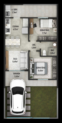 Imagem Casa com 2 Quartos à Venda,  em Itajuba - Barra Velha