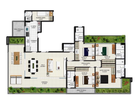 Imagem Imóvel com 4 Quartos à Venda, 193 m² em Barra - Salvador Imagem Imóvel com 4 Quartos à Venda, 193 m² em Barra - Salvador