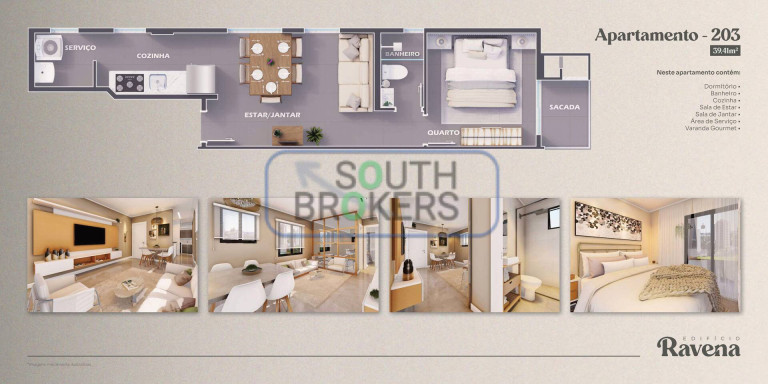 Imagem Apartamento com 2 Quartos à Venda, 27 m² em Hauer - Curitiba