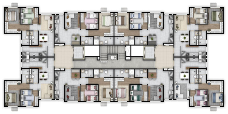 Imagem Apartamento com 2 Quartos à Venda, 51 m² em Setor Faiçalville - Goiânia