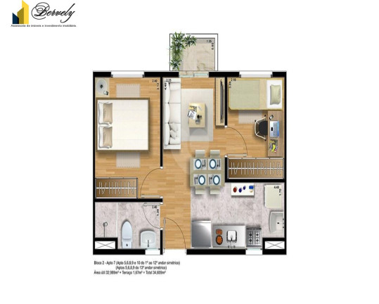 Imagem Apartamento com 2 Quartos à Venda, 52 m² em Brás - São Paulo Imagem Apartamento com 2 Quartos à Venda, 52 m² em Brás - São Paulo
