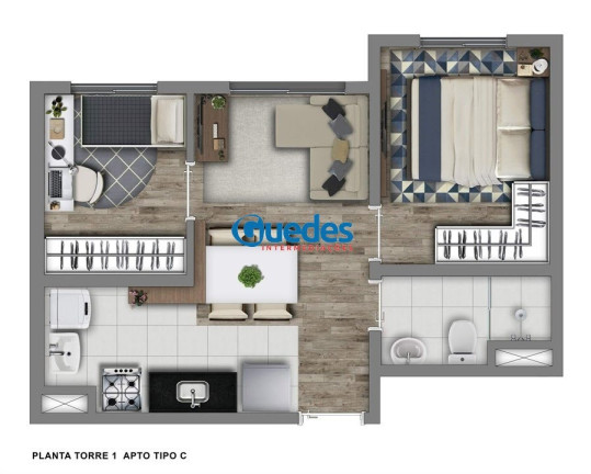 Imagem Apartamento com 2 Quartos à Venda, 34 m² em Santo Amaro - São Paulo Imagem Apartamento com 2 Quartos à Venda, 34 m² em Santo Amaro - São Paulo