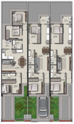 Imagem Casa com 3 Quartos à Venda, 80 m² em Mata Atlântica I - Tijucas