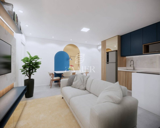 Imagem Apartamento com 2 Quartos à Venda, 57 m² em Saguaçu - Joinville
