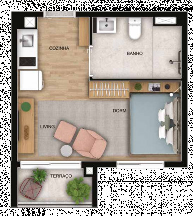 Imagem Kitnet com 1 Quarto à Venda, 27 m² em Vila Olímpia - São Paulo Imagem Kitnet com 1 Quarto à Venda, 27 m² em Vila Olímpia - São Paulo