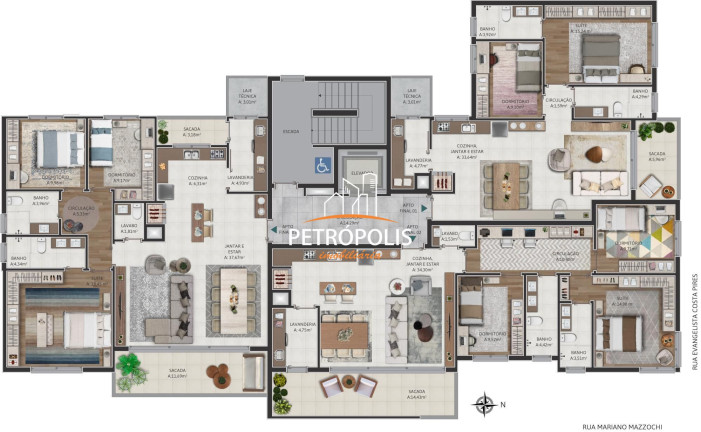 Imagem Apartamento com 2 Quartos à Venda, 92 m² em Nossa Senhora De Lourdes - Caxias Do Sul Imagem Apartamento com 2 Quartos à Venda, 92 m² em Nossa Senhora De Lourdes - Caxias Do Sul