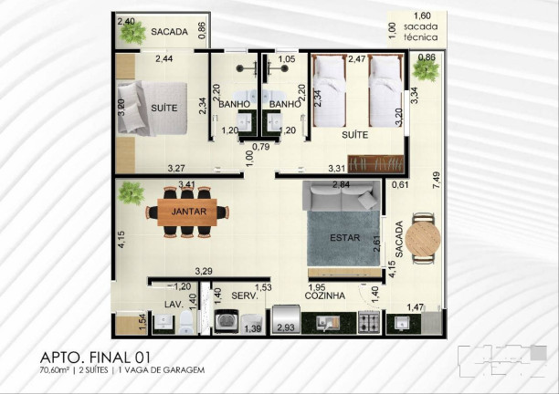 Imagem Apartamento com 3 Quartos à Venda, em Toninhas - Ubatuba Imagem Apartamento com 3 Quartos à Venda, em Toninhas - Ubatuba