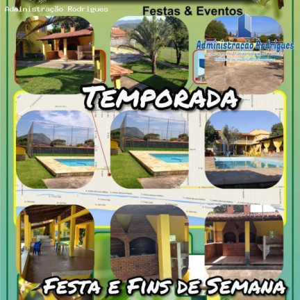 Chácara com 7 Quartos para Temporada, 1.350 m² em Jardim Atlântico Central (itaipuaçu) - Maricá